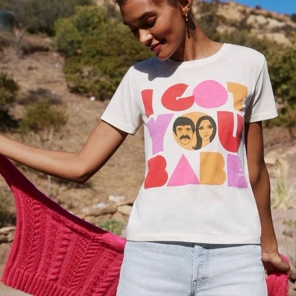 Anthropologie I Got You Babe graphic t-shirt - size medium - Picture 8 of 8